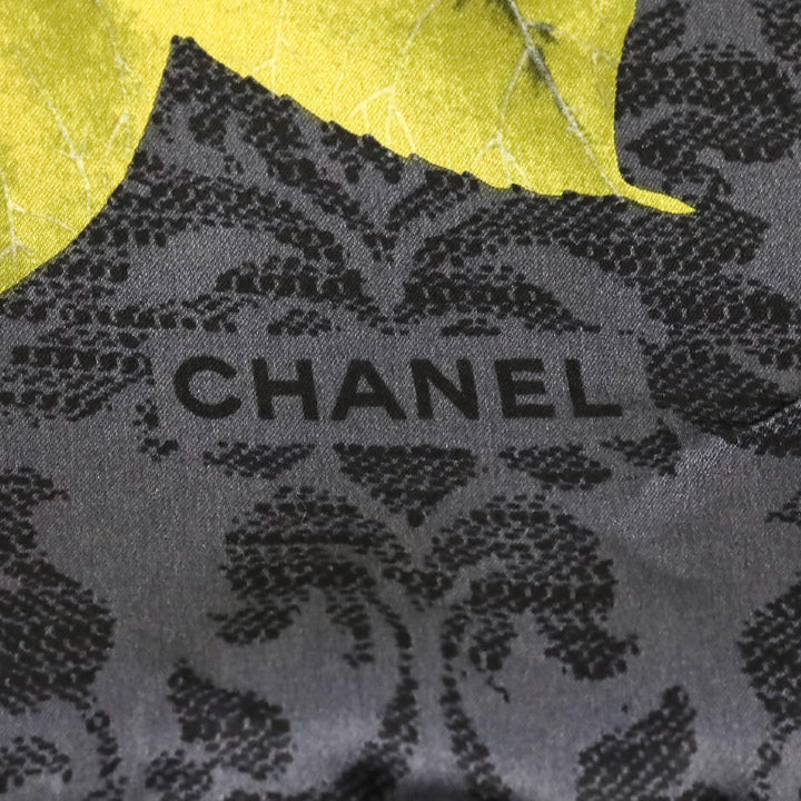 Chanel Navy & Cream Camilla Print Silk Scarf