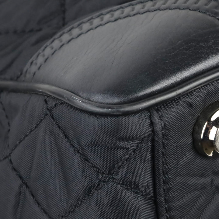 Chanel Paris-New York Black Quilted Nylon Timeless Tote