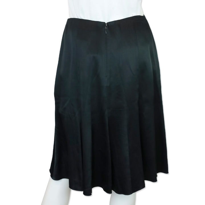 Chanel Spring 2006 Black Silk Skirt