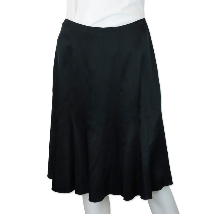 Chanel Spring 2006 Black Silk Skirt