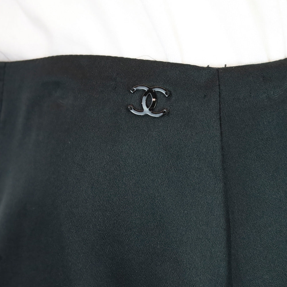 Chanel Spring 2006 Black Silk Skirt