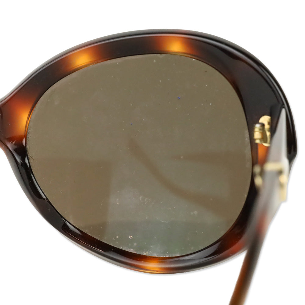 Chanel Tortoise Shell Acetate Oversized Round Sunglasses