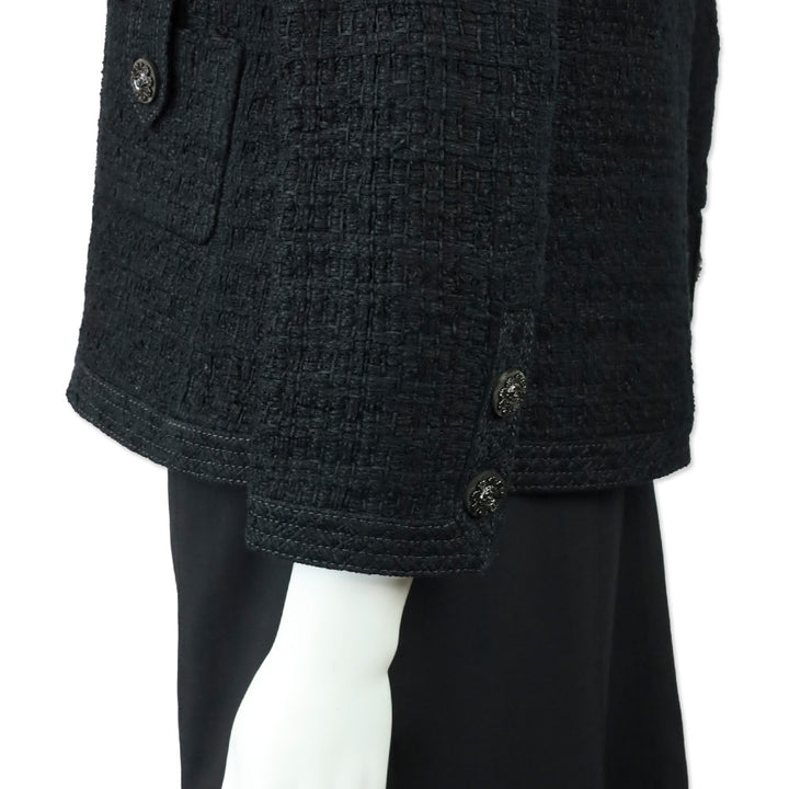 Chanel 2016 Cruise Paris-Seoul Fantasy Black Tweed Blazer