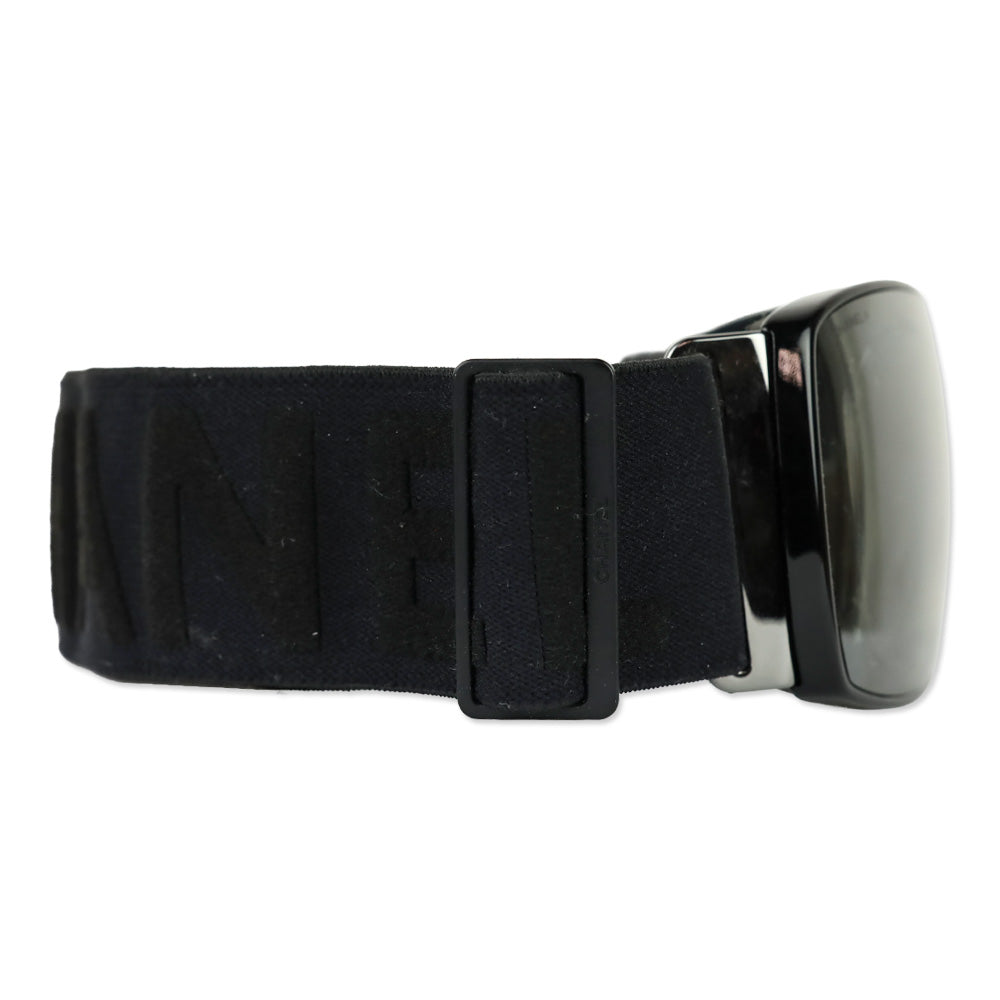 Chanel 2018 Black Technical Shield Ski Goggles
