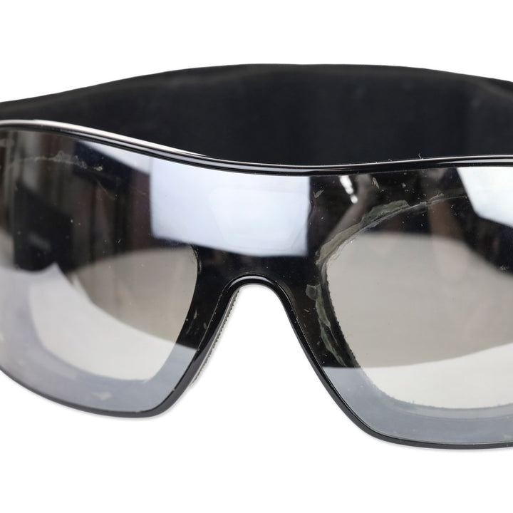 Chanel 2018 Black Technical Shield Ski Goggles