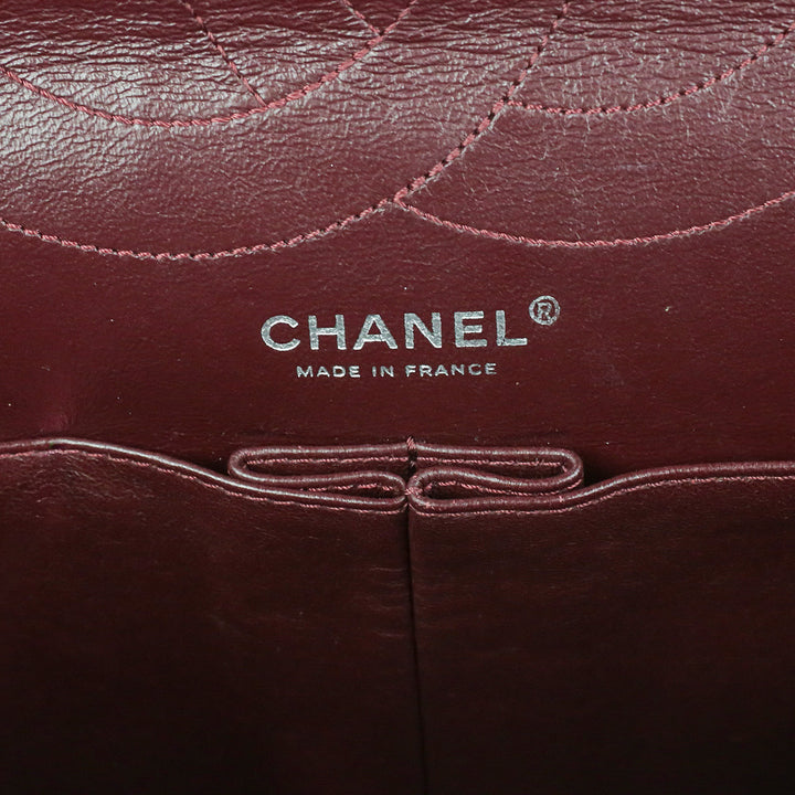 Chanel Black Quilted Aged Calfskin Leather Reissue 2.55 Double Flap Bag