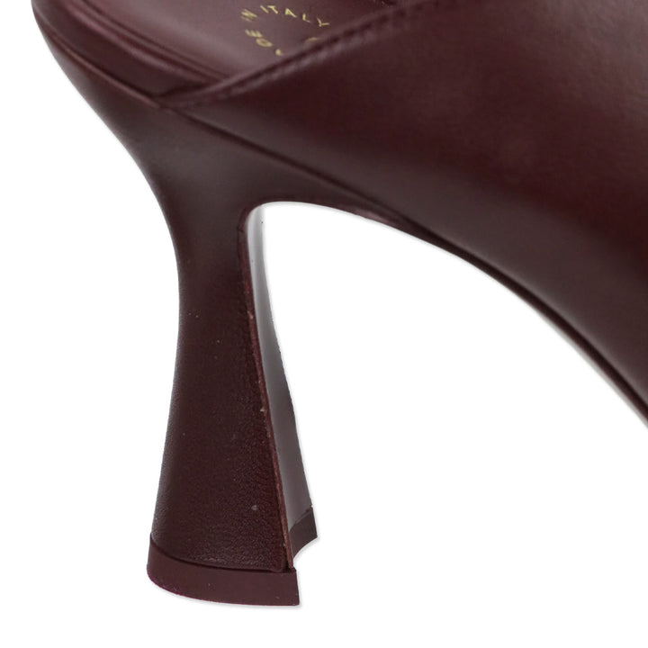 Chanel FW 2026 Dark Burgundy & Light Green Lambskin Mules