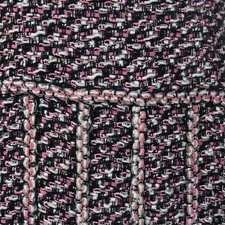 Chanel S/S 2004 CC Logo Tweed Sleeveless Midi Dress