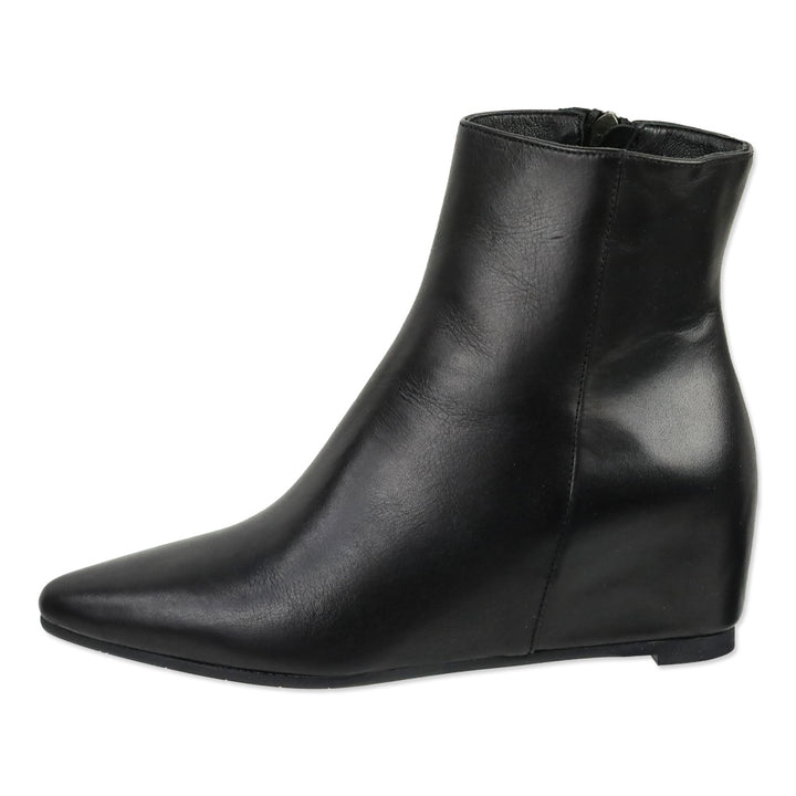 Charles David Dark Brown Leather Buckle Strap Parade Boot