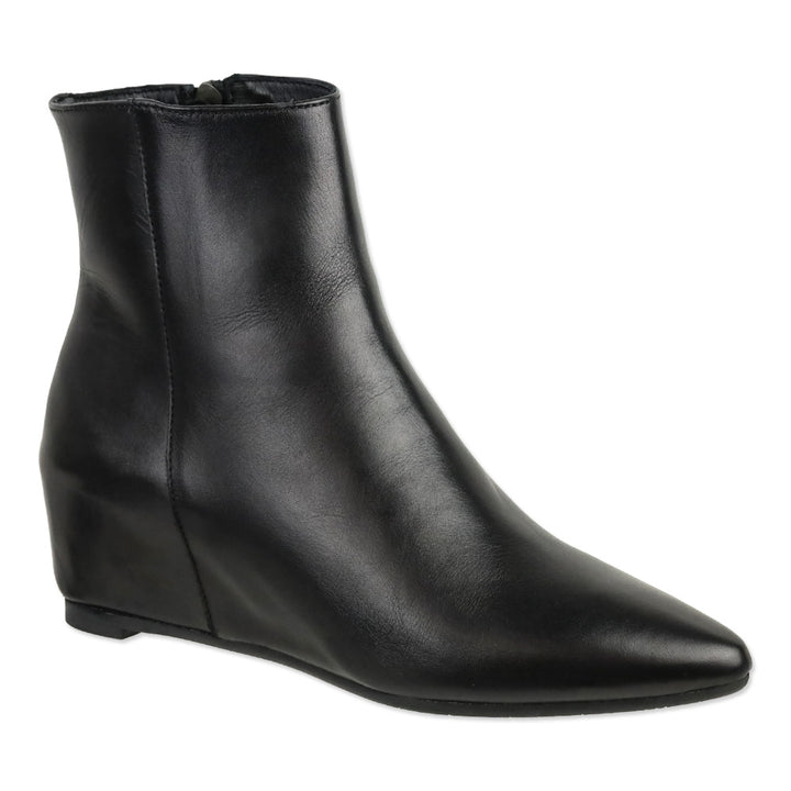 Charles David Dark Brown Leather Buckle Strap Parade Boot