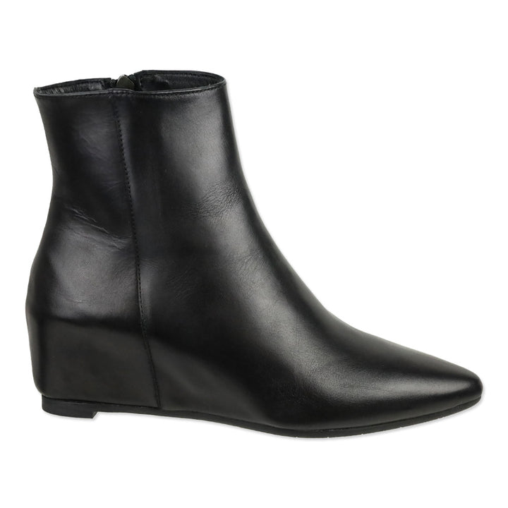 Charles David Dark Brown Leather Buckle Strap Parade Boot