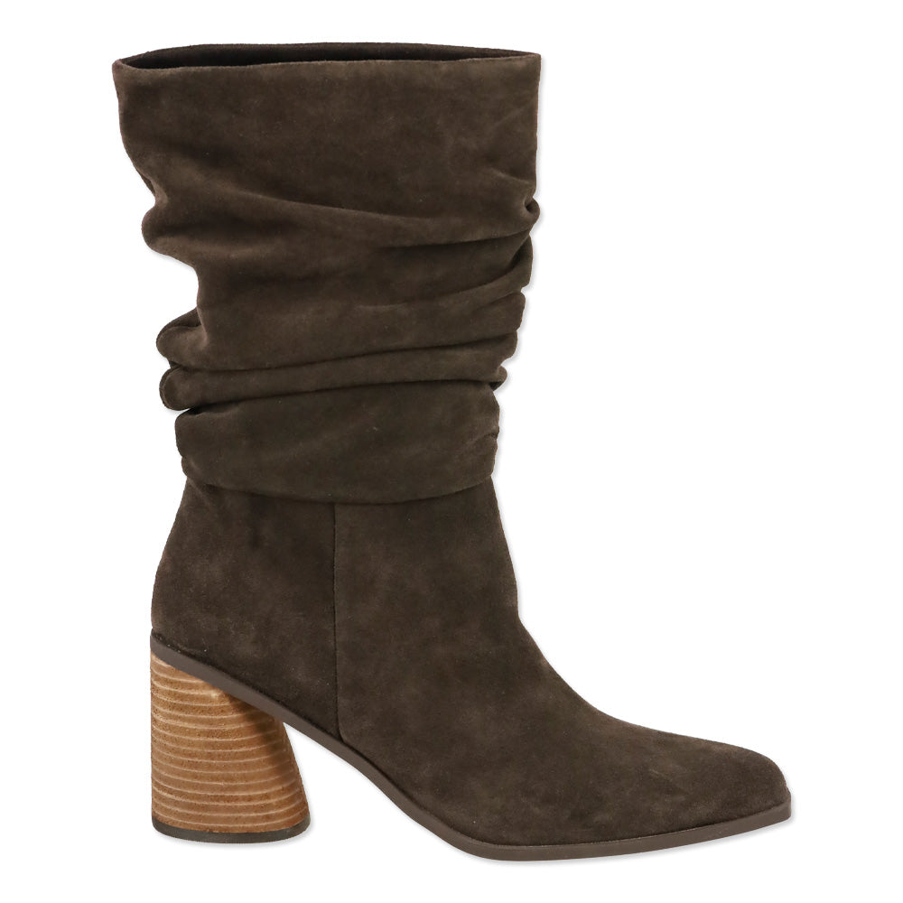 Charles David Dark Oak Suede Fuse Boot
