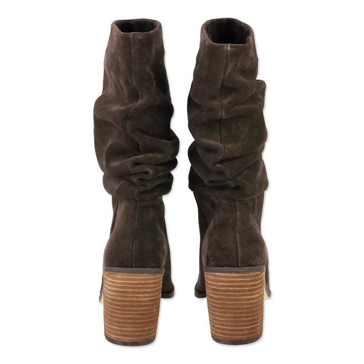 Charles David Dark Oak Suede Fuse Boot