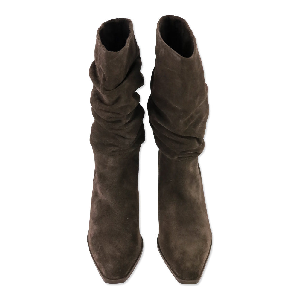 Charles David Dark Oak Suede Fuse Boot