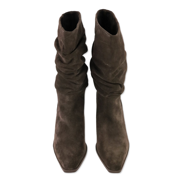 Charles David Dark Oak Suede Fuse Boot