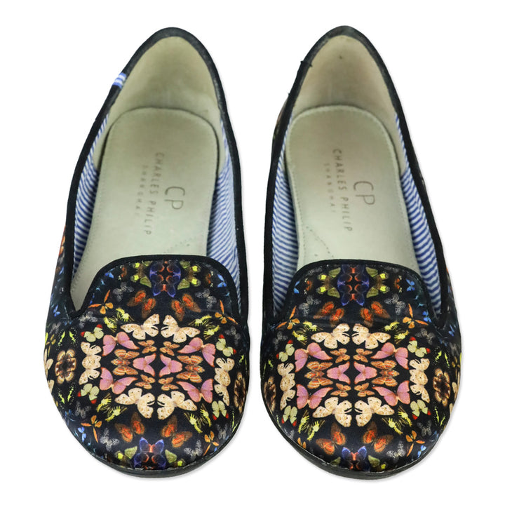 Charles Philip Shanghai Mandala Butterfly Print Flats