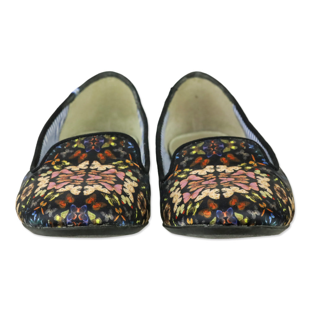 Charles Philip Shanghai Mandala Butterfly Print Flats