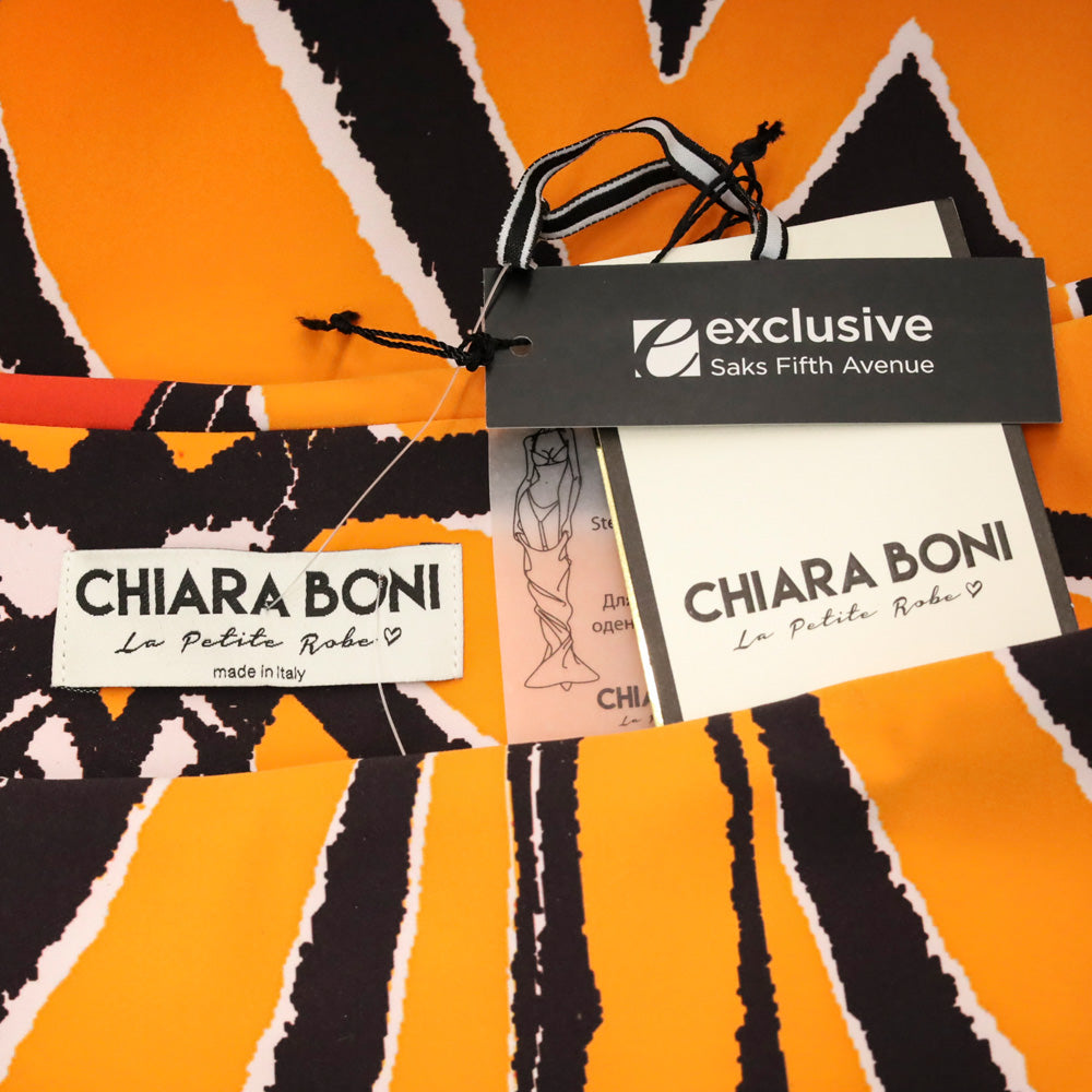 Chiara Boni Elke Tropical Butterfly Print Sheath Dress