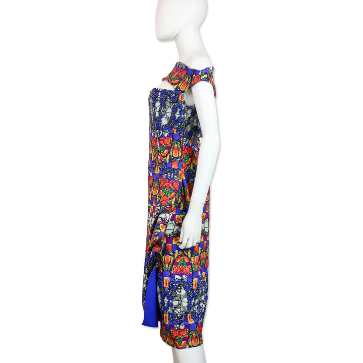 Chiara Boni Liberty Glass Print Melania Dress
