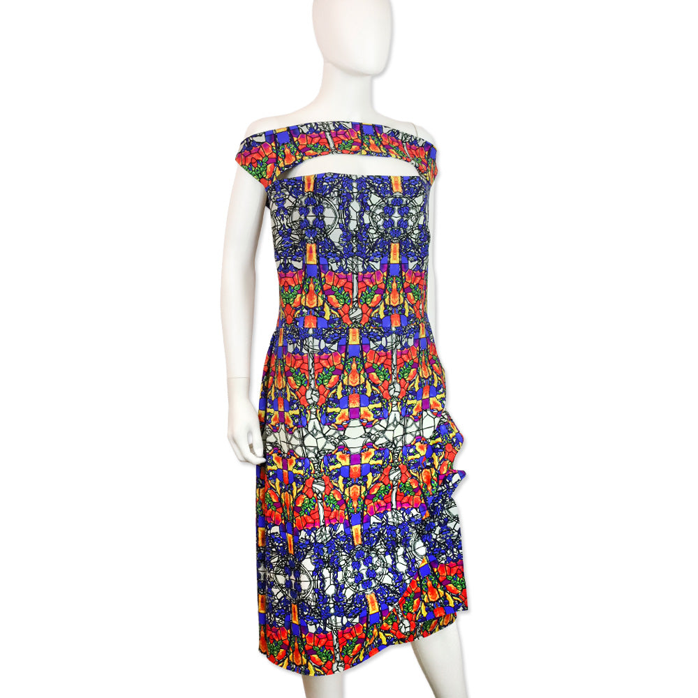 Chiara Boni Liberty Glass Print Melania Dress