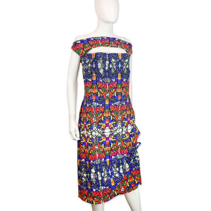 Chiara Boni Liberty Glass Print Melania Dress