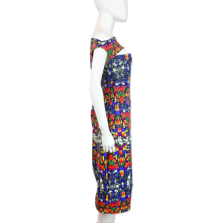 Chiara Boni Liberty Glass Print Melania Dress