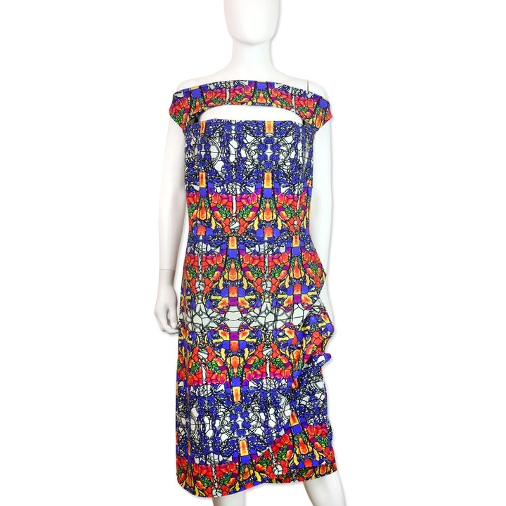 Chiara Boni Liberty Glass Print Melania Dress