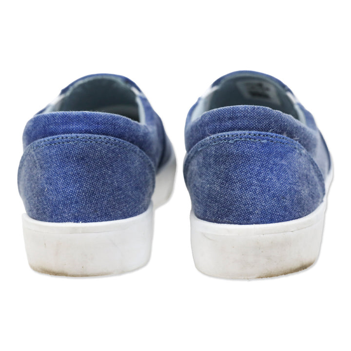 Chiara Ferragni Flirting Eye Beaded Denim Slip-On Sneakers
