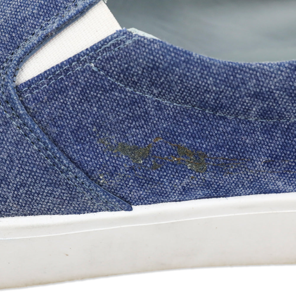 Chiara Ferragni Flirting Eye Beaded Denim Slip-On Sneakers