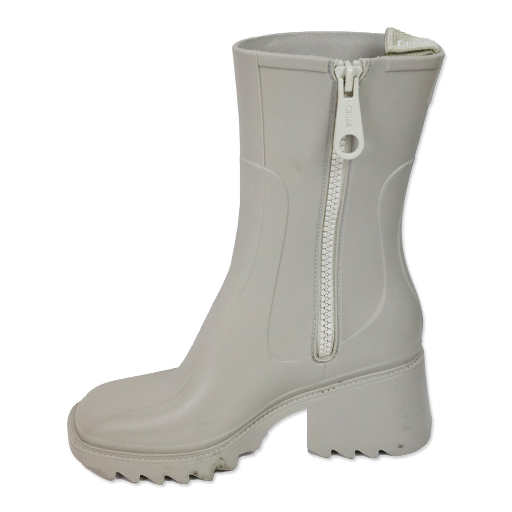 Chloé Beige Betty Rain Boot