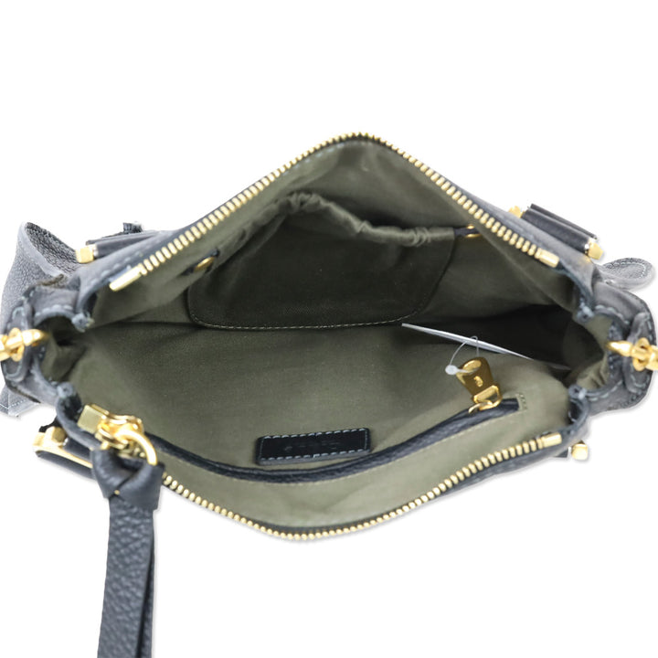 Chloé Black Grained Leather Small Marcie Bag