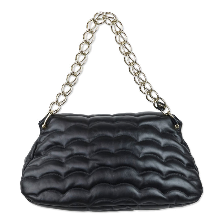 Chloé Black Large Juana Quilted Leather Shoulder Bag