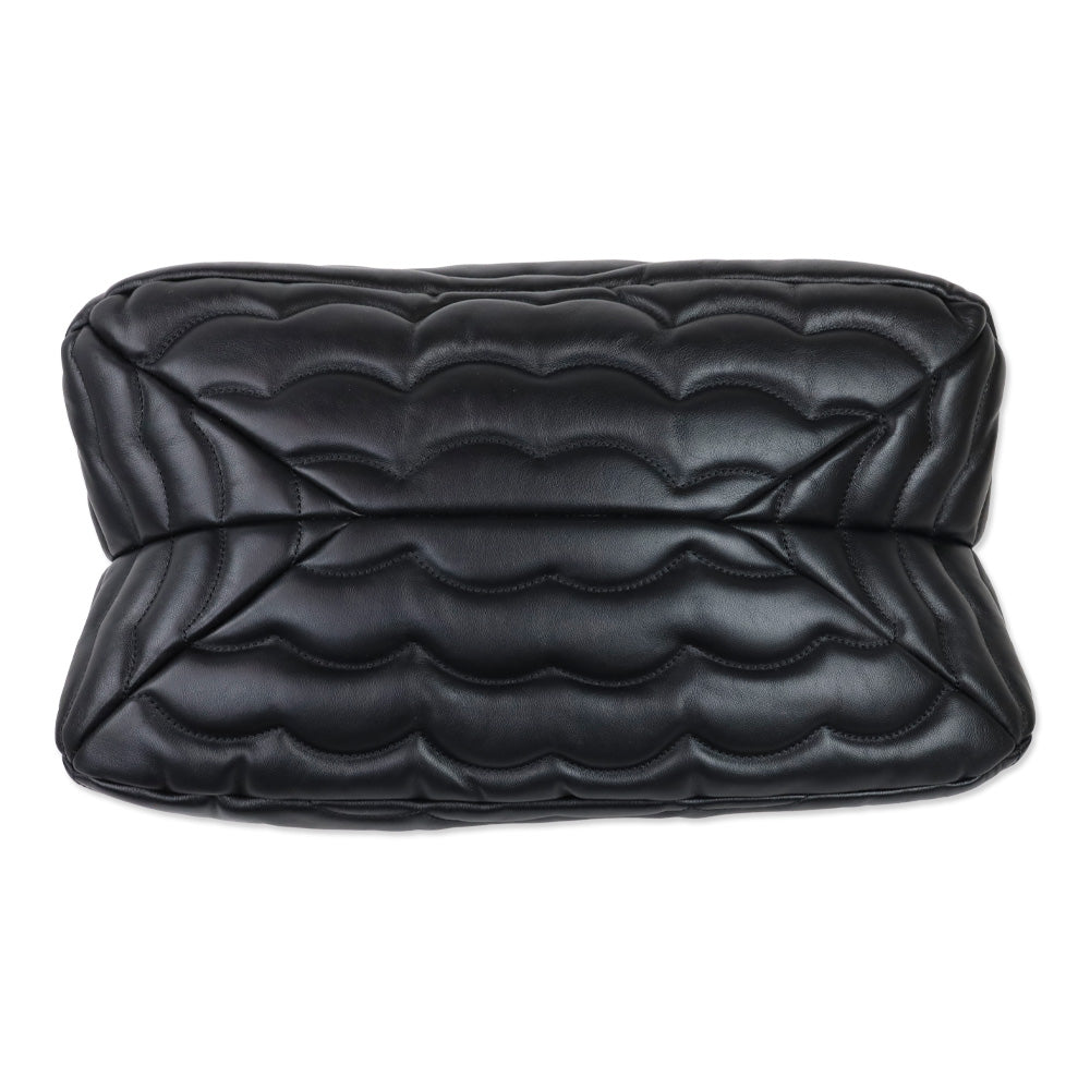 Chloé Black Large Juana Quilted Leather Shoulder Bag