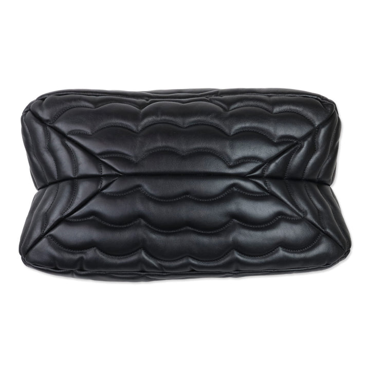 Chloé Black Large Juana Quilted Leather Shoulder Bag