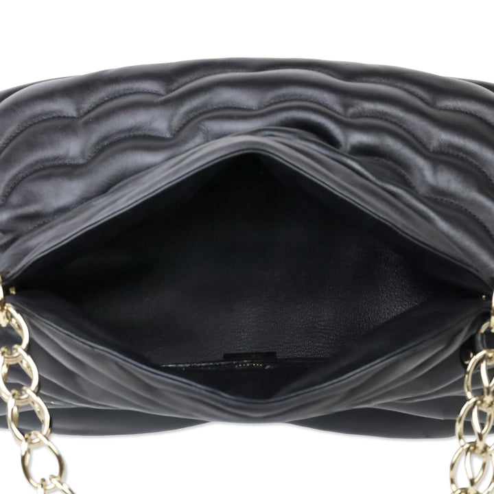 Chloé Black Large Juana Quilted Leather Shoulder Bag