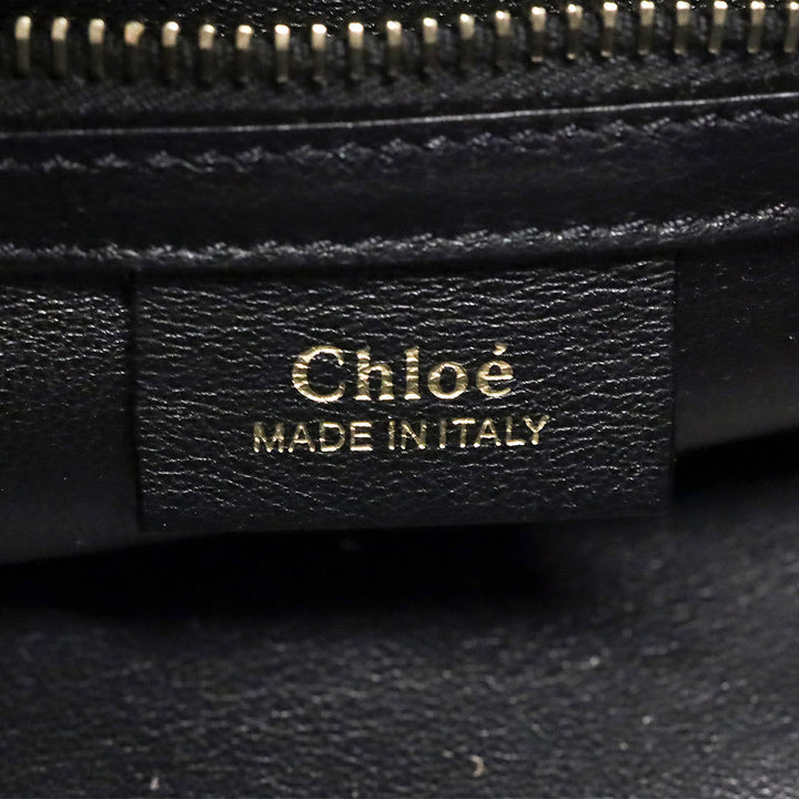 Chloé Black Large Juana Quilted Leather Shoulder Bag