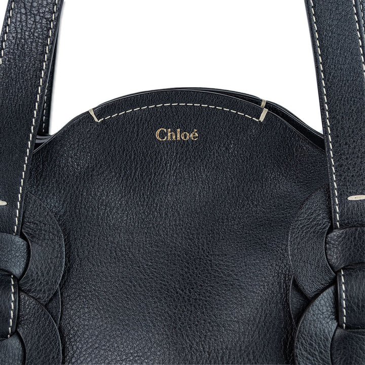 Chloé Black Leather Darryl Tote