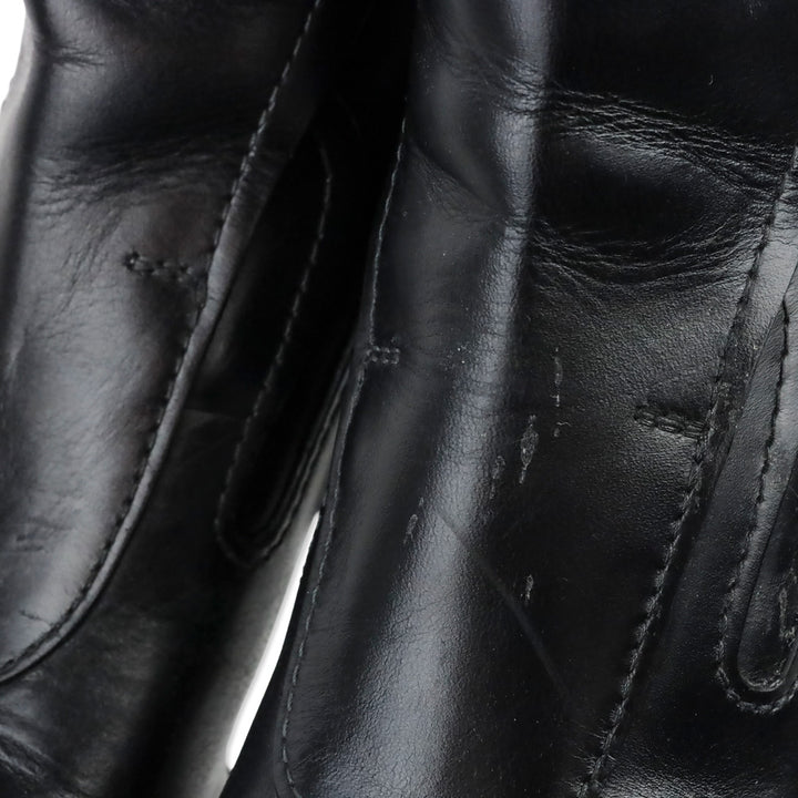 Chloé Black Leather Gaile Buckle Ankle Boots