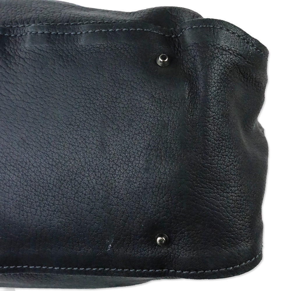 Chloé Black Leather Large Paddington Tote Bag