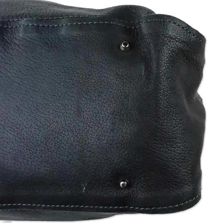 Chloé Black Leather Large Paddington Tote Bag