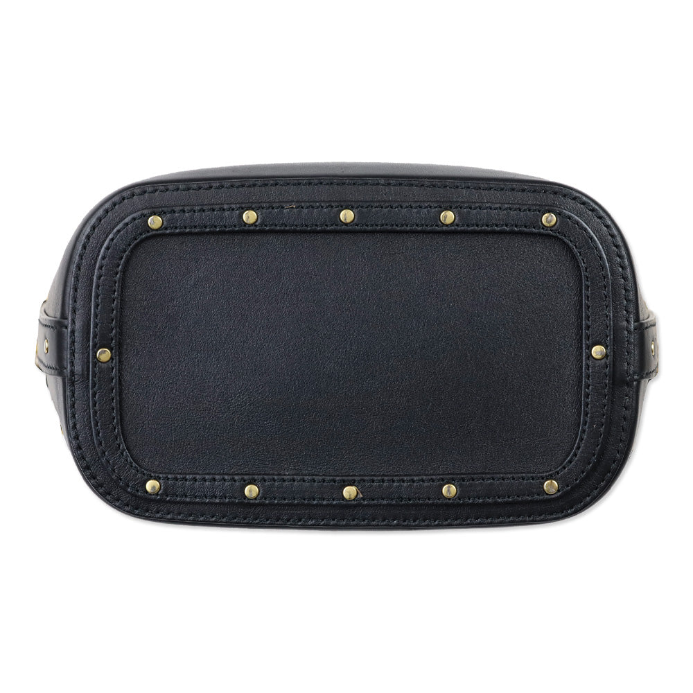 Chloé Black Leather Roy Bucket Bag