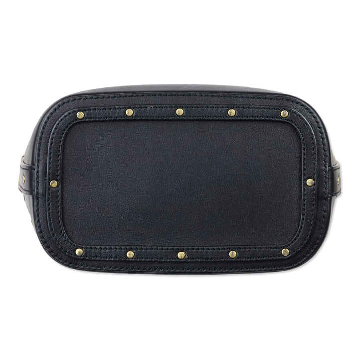 Chloé Black Leather Roy Bucket Bag