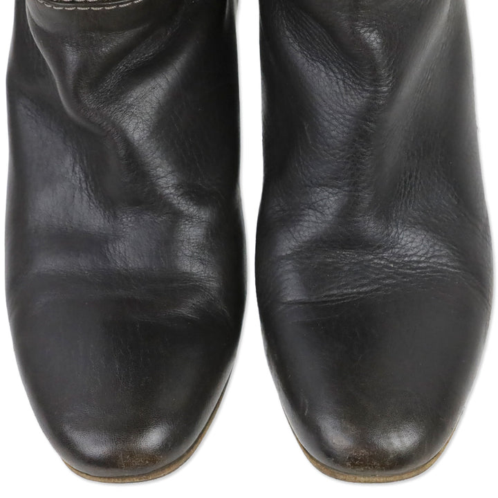 Chloé Brown Leather Knee-High Boots