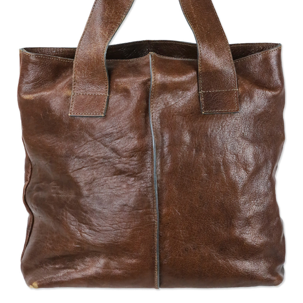Chloé Brown Leather Saskia Tote Bag