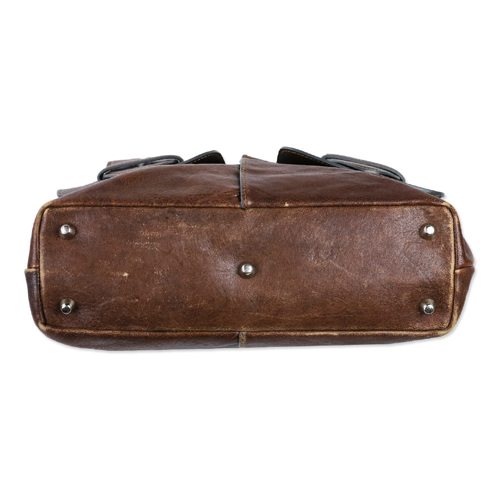 Chloé Brown Leather Saskia Tote Bag