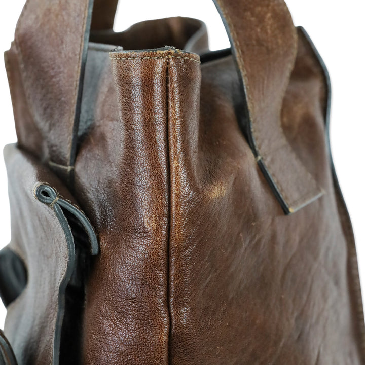 Chloé Brown Leather Saskia Tote Bag