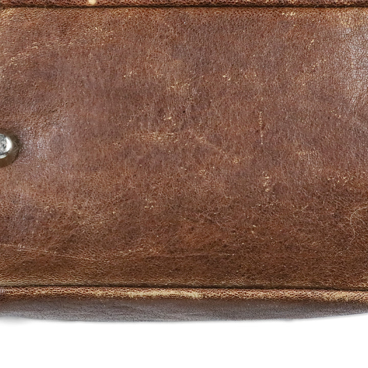 Chloé Brown Leather Saskia Tote Bag