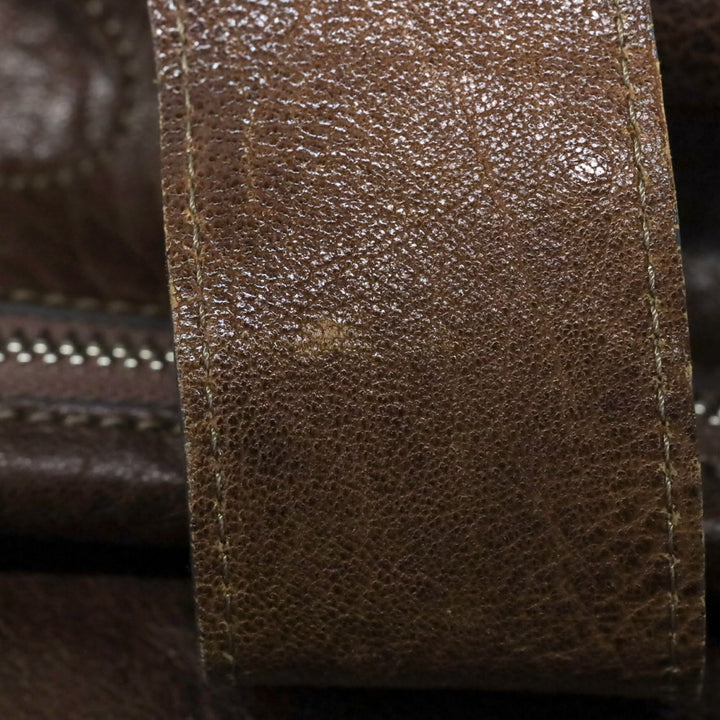 Chloé Brown Leather Saskia Tote Bag