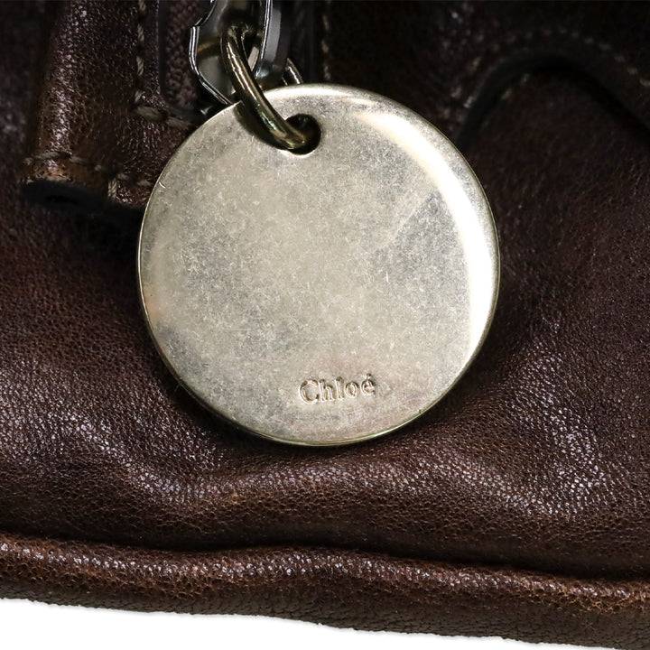 Chloé Brown Leather Saskia Tote Bag