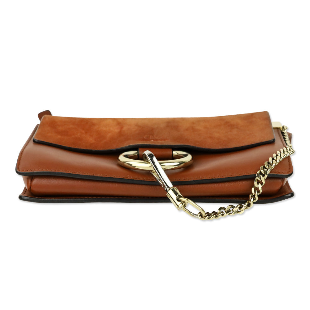 Chloé Classic Tobacco Signature Faye Small Crossbody Bag